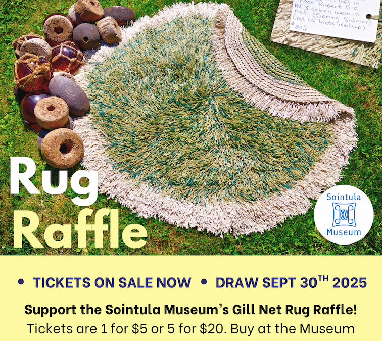 The Gill Net Rug Raffle is Back! Buy Your Tickets!